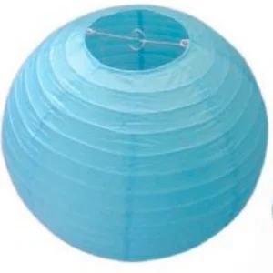 Blue round paper lantern for weddings and parties