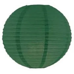 Hunter Green round paper lantern for weddings and parties