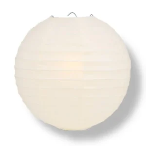 Ivory round paper lantern for weddings and parties