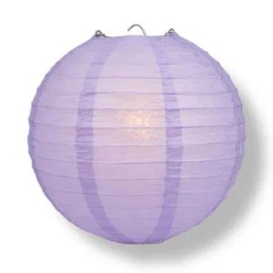 Lavendar round paper lantern for weddings and parties