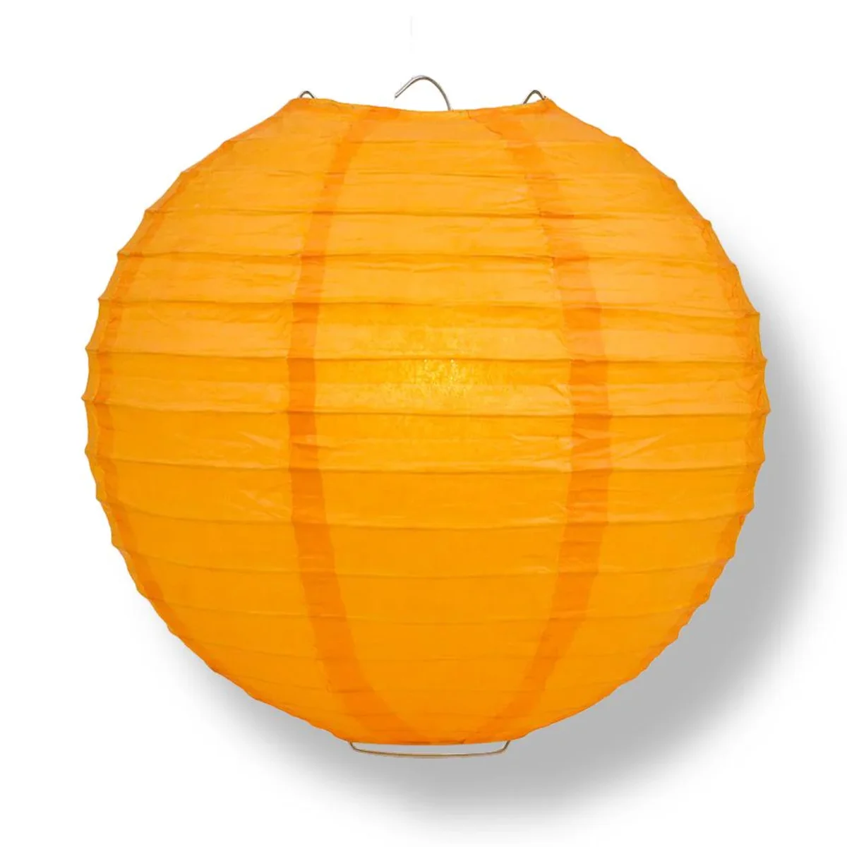 Orange round paper lantern for weddings and parties