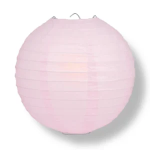 Pink round paper lantern for weddings and parties
